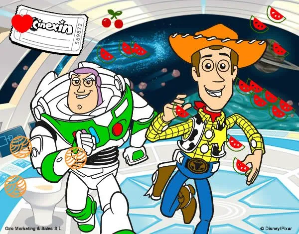Dibujo de Buzz y Buddy Amigos pintado por Yalits en Dibujos.net el ... Dibujo de Buzz y Buddy Amigos pintado por Yalits en Dibujos.net el ...