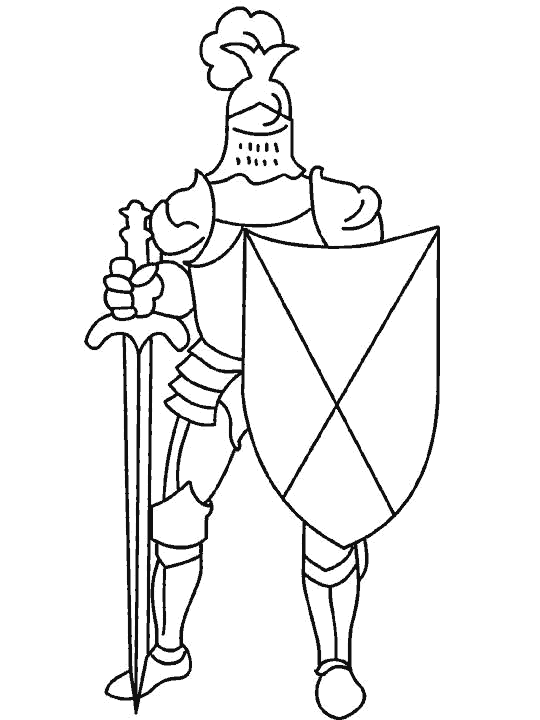 Dibujos para colorear de Medieval, Edad Media, Medievo, Plantillas ...