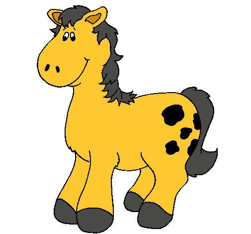 Dibujo de Caballo con manchas pintado por Infantil en Dibujos.net ...