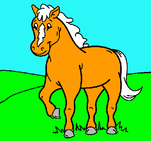 Dibujo de Caballo pintado por Caballo en Dibujos.net el día 19-12 ...