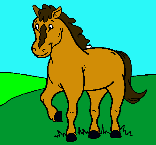 Dibujo de Caballo pintado por Horse en Dibujos.net el día 09-08-11 ...