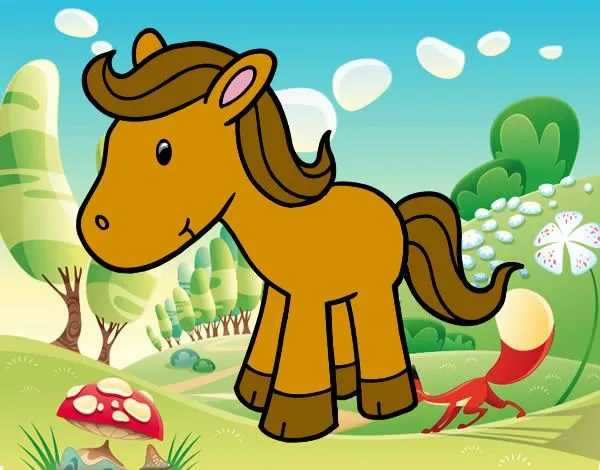 Dibujo de caballo pintado por Rake333 en Dibujos.net el día 05-04 ...