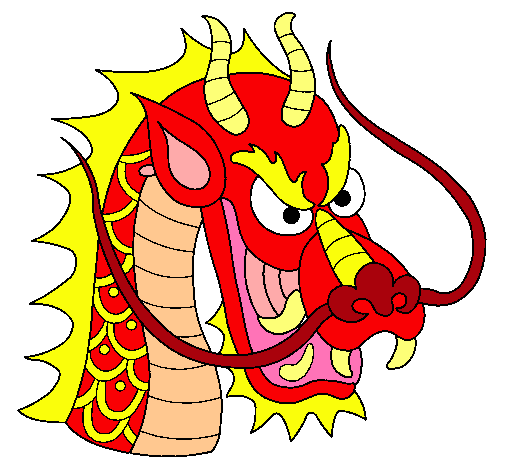 Dibujo de Cabeza de dragón pintado por Slash en Dibujos.net el día ...