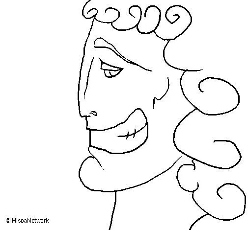 Dibujo de Cabeza griega para Colorear - Dibujos.net Dibujo de Cabeza griega para Colorear - Dibujos.net