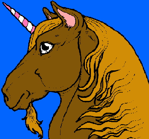 Dibujo de Cabeza de unicornio pintado por Guinipu en Dibujos.net ... Dibujo de Cabeza de unicornio pintado por Guinipu en Dibujos.net ...