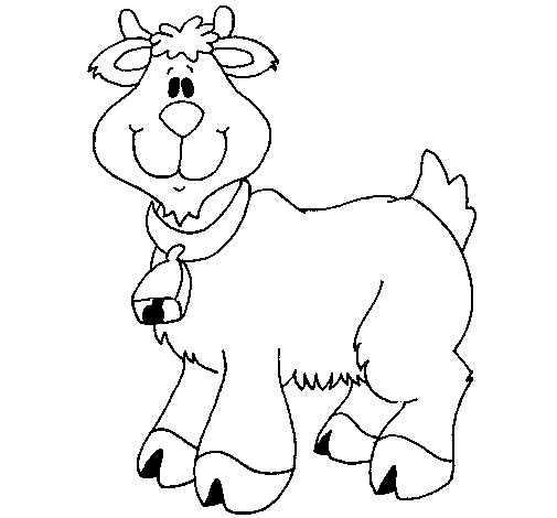 Dibujo de Cabra 3 para Colorear - Dibujos.net Dibujo de Cabra 3 para Colorear - Dibujos.net