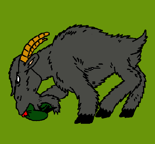 Dibujo de Cabra enfada pintado por Cabrito en Dibujos.net el día ...