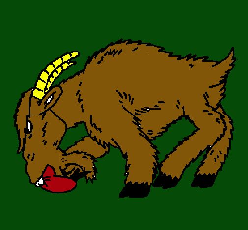 Dibujo de Cabra enfada pintado por Chivo en Dibujos.net el día 08 ...