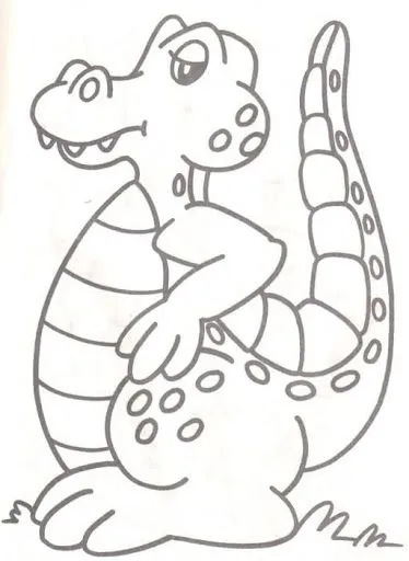 Caiman para colorear - Imagui