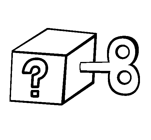 Dibujo de Caja sorpresa para Colorear - Dibujos.net