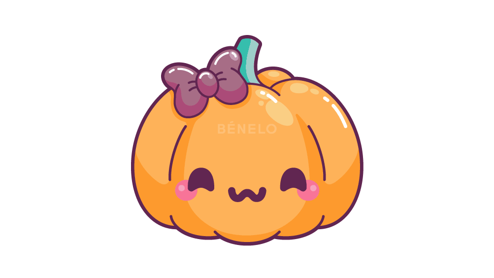 Dibujo Calabaza Halloween fácil