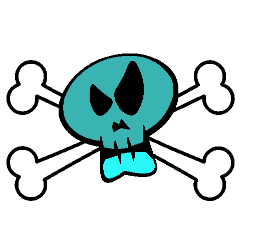 Dibujo de Calavera pintado por Carabela en Dibujos.net el día 18 ... Dibujo de Calavera pintado por Carabela en Dibujos.net el día 18 ...