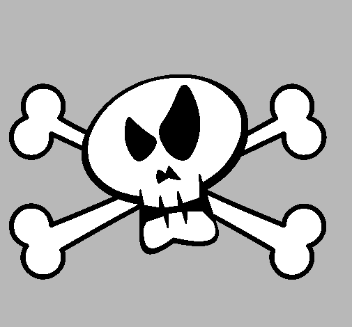 Dibujo de Calavera pintado por Dyan en Dibujos.net el día 19-02-11 ...