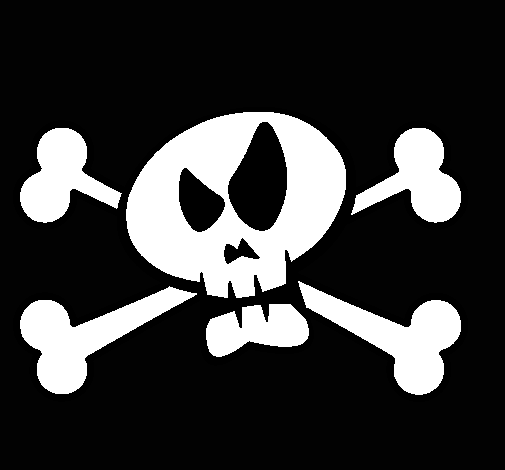 Dibujo de Calavera pintado por Piratas en Dibujos.net el día 23-11 ... Dibujo de Calavera pintado por Piratas en Dibujos.net el día 23-11 ...