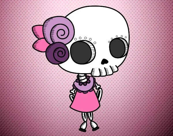 Dibujo de calaverita pintado por Matthew01 en Dibujos.net el día ... Dibujo de calaverita pintado por Matthew01 en Dibujos.net el día ...
