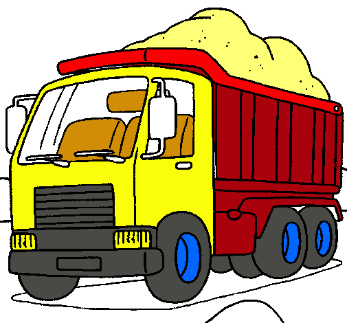 Dibujo de Camión de carga pintado por Derek en Dibujos.net el día ...
