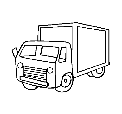 Dibujo de Camión 4 para Colorear - Dibujos.net