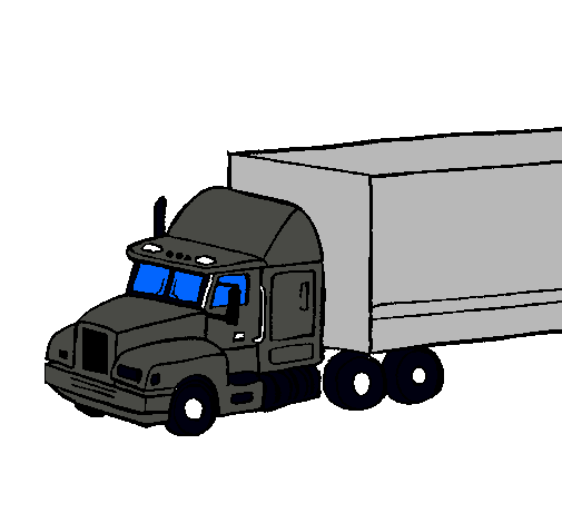 Dibujo de Camión tráiler pintado por Cholo en Dibujos.net el día ... Dibujo de Camión tráiler pintado por Cholo en Dibujos.net el día ...