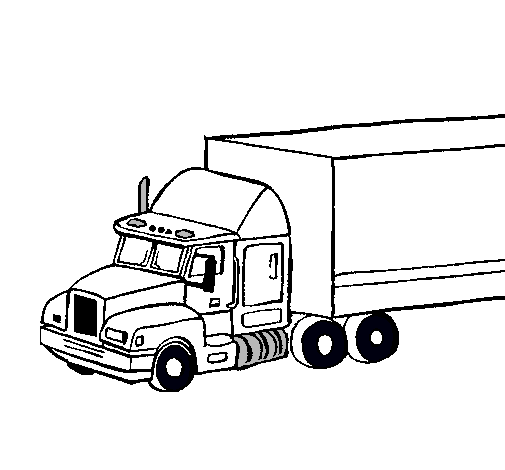 Dibujo de Camión tráiler pintado por Ford en Dibujos.net el día 30 ... Dibujo de Camión tráiler pintado por Ford en Dibujos.net el día 30 ...