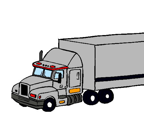 Dibujo de Camión tráiler pintado por Jeffri en Dibujos.net el día ... Dibujo de Camión tráiler pintado por Jeffri en Dibujos.net el día ...