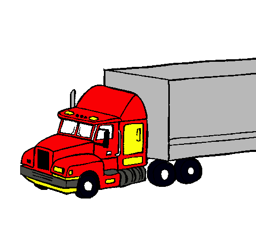 Dibujo de Camión tráiler pintado por Trailer en Dibujos.net el día ...
