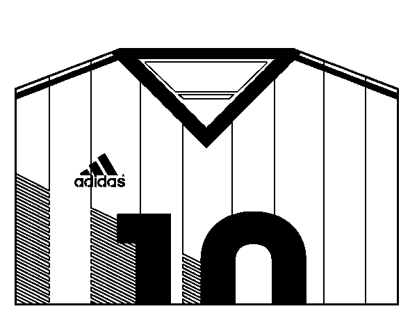 Dibujo de Camiseta del mundial de fútbol 2014 de Argentina para ...