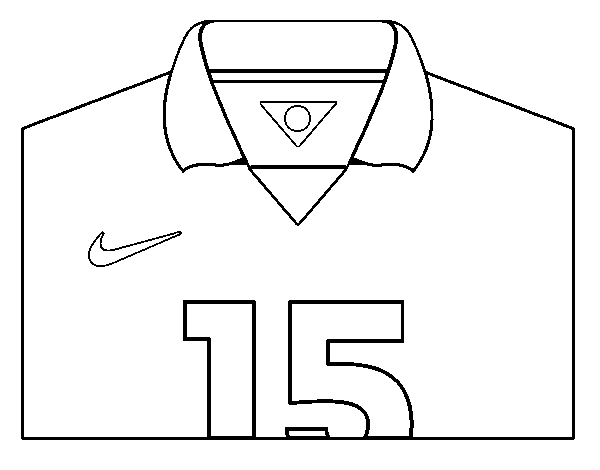 Dibujo de Camiseta del mundial de fútbol 2014 de Australia para ...