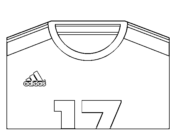 Dibujo de Camiseta del mundial de fútbol 2014 de Rusia para ...