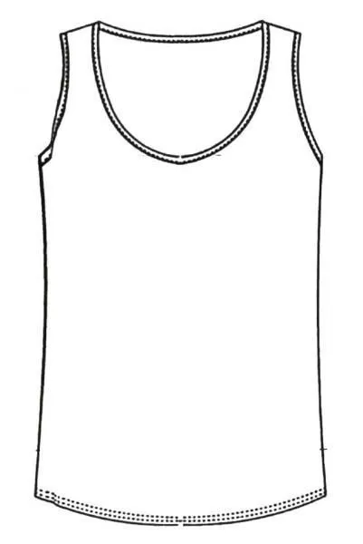 Camisetas de tirantes para colorear - Imagui Camisetas de tirantes para colorear - Imagui