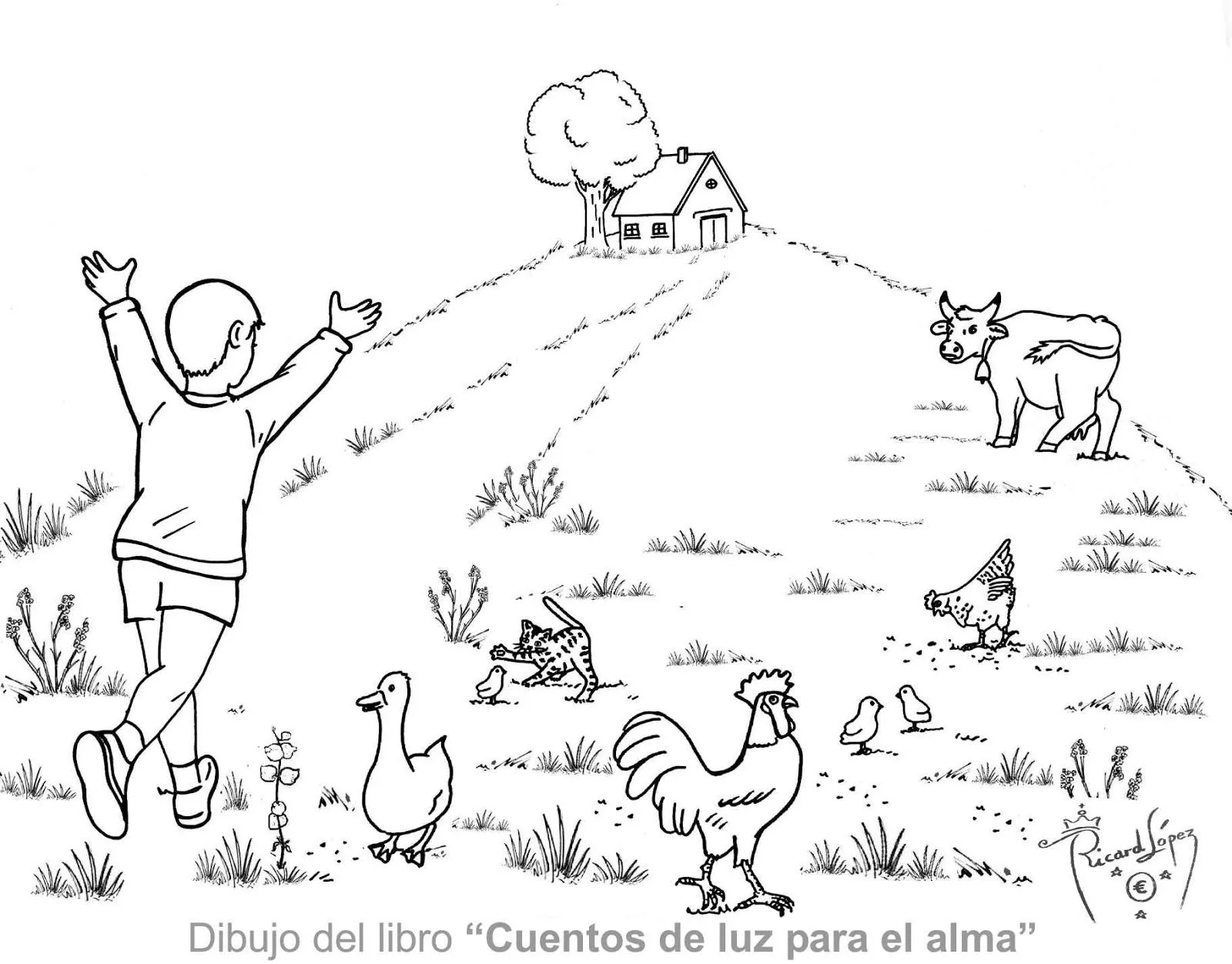 Animales del campo para colorear - Imagui