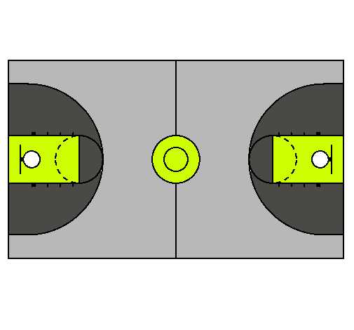 Dibujo de Cancha pintado por Basket en Dibujos.net el día 08-07-11 ...