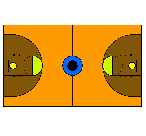 Dibujo de Cancha pintado por Basquetbol en Dibujos.net el día 06 ...