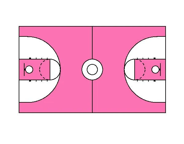 Dibujo de cancha rosa pintado por Carmeng en Dibujos.net el día 10 ...