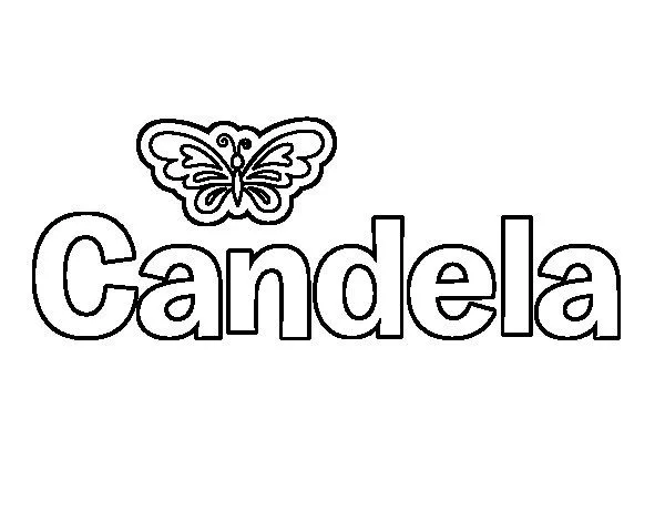 Dibujo de Candela para Colorear - Dibujos.net Dibujo de Candela para Colorear - Dibujos.net