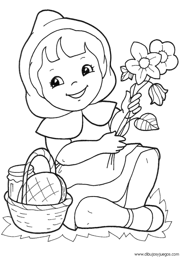 dibujo-caperucita-roja-003 | Dibujos y juegos, para pintar y colorear dibujo-caperucita-roja-003 | Dibujos y juegos, para pintar y colorear