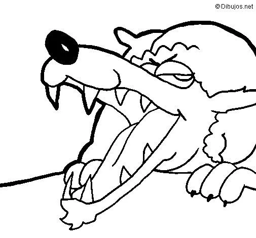 Dibujo de Caperucita roja 13 para Colorear - Dibujos.net