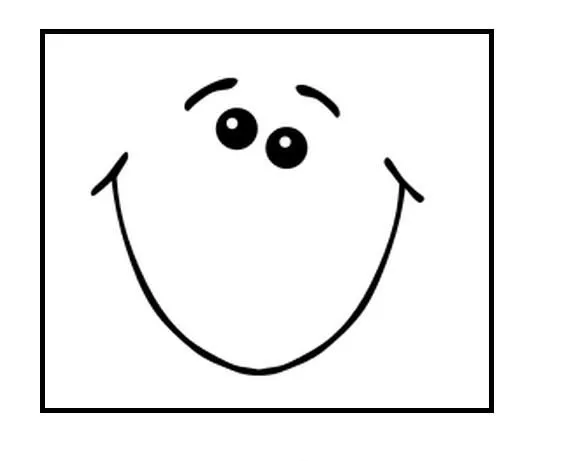 Caras felices para dibujar - Imagui