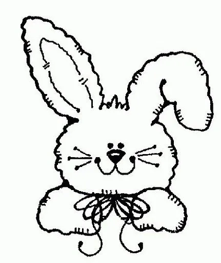 Cómo dibujar una cara de conejo - Imagui