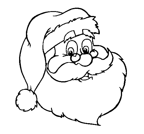 Dibujo de cara de papá noel pintado por L_porter en Dibujos.net el ... Dibujo de cara de papá noel pintado por L_porter en Dibujos.net el ...