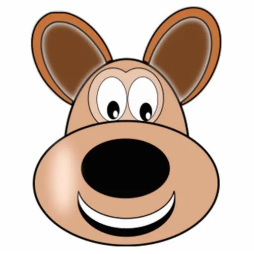 Caras de perros dibujos - Imagui