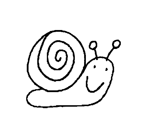 Dibujo de Caracol 4 para Colorear - Dibujos.net Dibujo de Caracol 4 para Colorear - Dibujos.net