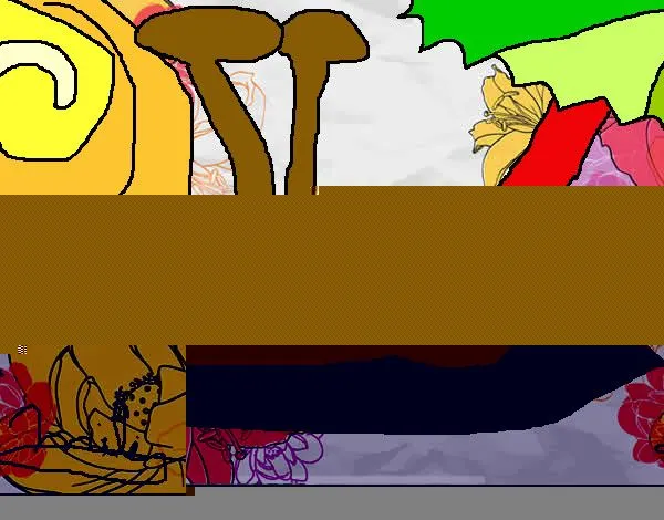 Dibujo de Caracol con paraguas pintado por Iancito en Dibujos.net ...