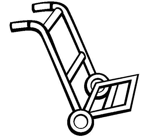 Dibujo de Carretilla para Colorear - Dibujos.net Dibujo de Carretilla para Colorear - Dibujos.net
