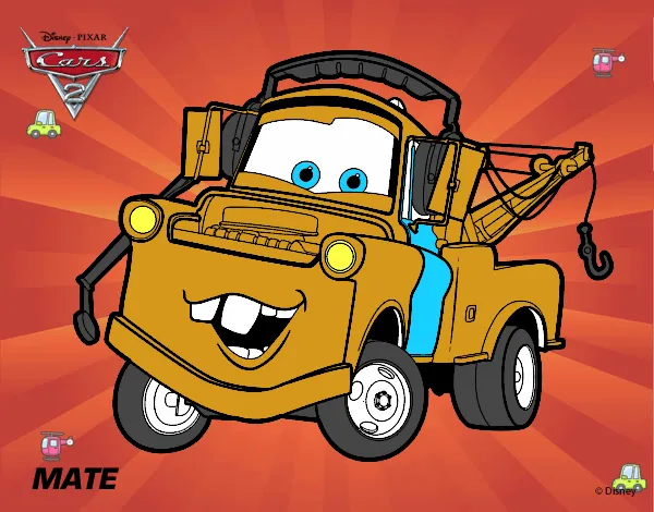 Dibujo de Cars 2 - Mate pintado por en Dibujos.net el día 20-04-15 ... Dibujo de Cars 2 - Mate pintado por en Dibujos.net el día 20-04-15 ...
