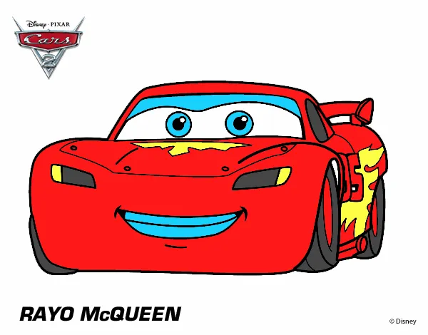 Dibujo de Cars 2 - Rayo McQueen pintado por en Dibujos.net el día ... Dibujo de Cars 2 - Rayo McQueen pintado por en Dibujos.net el día ...