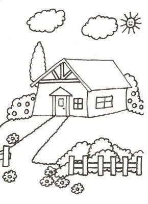 de casas para colorear dibujos infantiles dibujos para colorear ... de casas para colorear dibujos infantiles dibujos para colorear ...