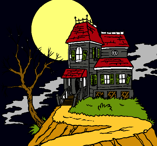 Dibujo de Casa encantada pintado por Mansion en Dibujos.net el día ... Dibujo de Casa encantada pintado por Mansion en Dibujos.net el día ...