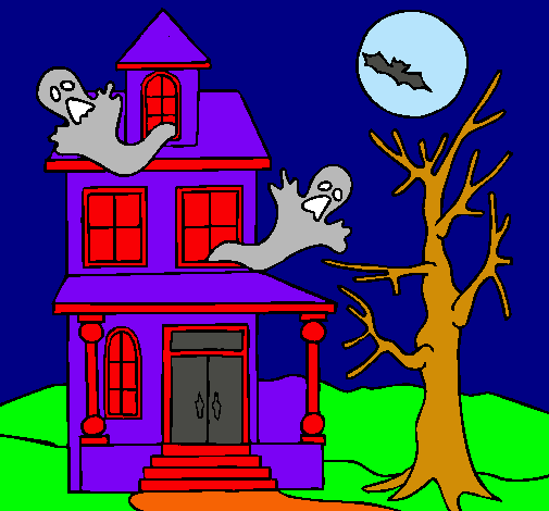 Dibujo de Casa fantansma pintado por Jaloguin en Dibujos.net el ...