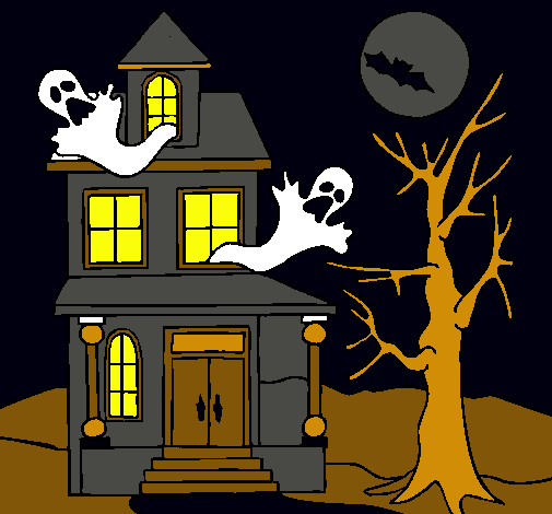 Dibujo de Casa fantansma pintado por Terror en Dibujos.net el día ... Dibujo de Casa fantansma pintado por Terror en Dibujos.net el día ...