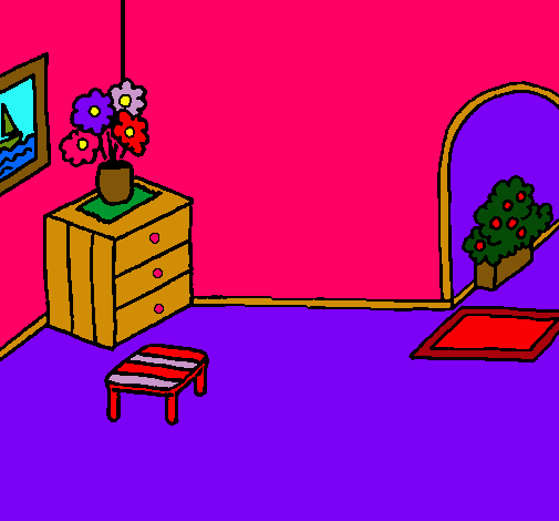 Dibujo de Casa por dentro pintado por Lind en Dibujos.net el día ... Dibujo de Casa por dentro pintado por Lind en Dibujos.net el día ...